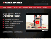 Tablet Screenshot of airfilterblaster.com